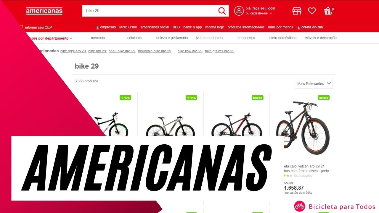 lojas americanas com titulo e
 logo do site