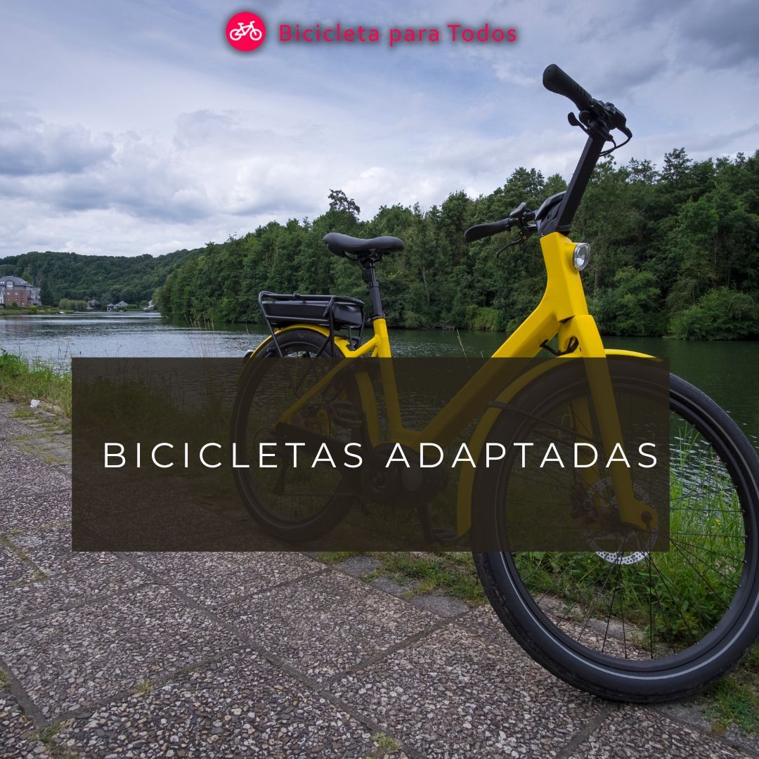 foto com legenda bicicletas adaptadas