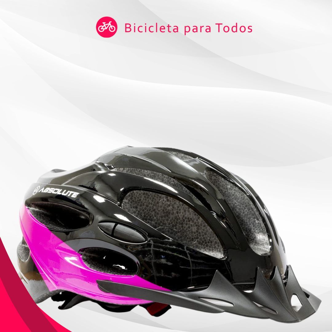 capacete ciclismo feminino com luva