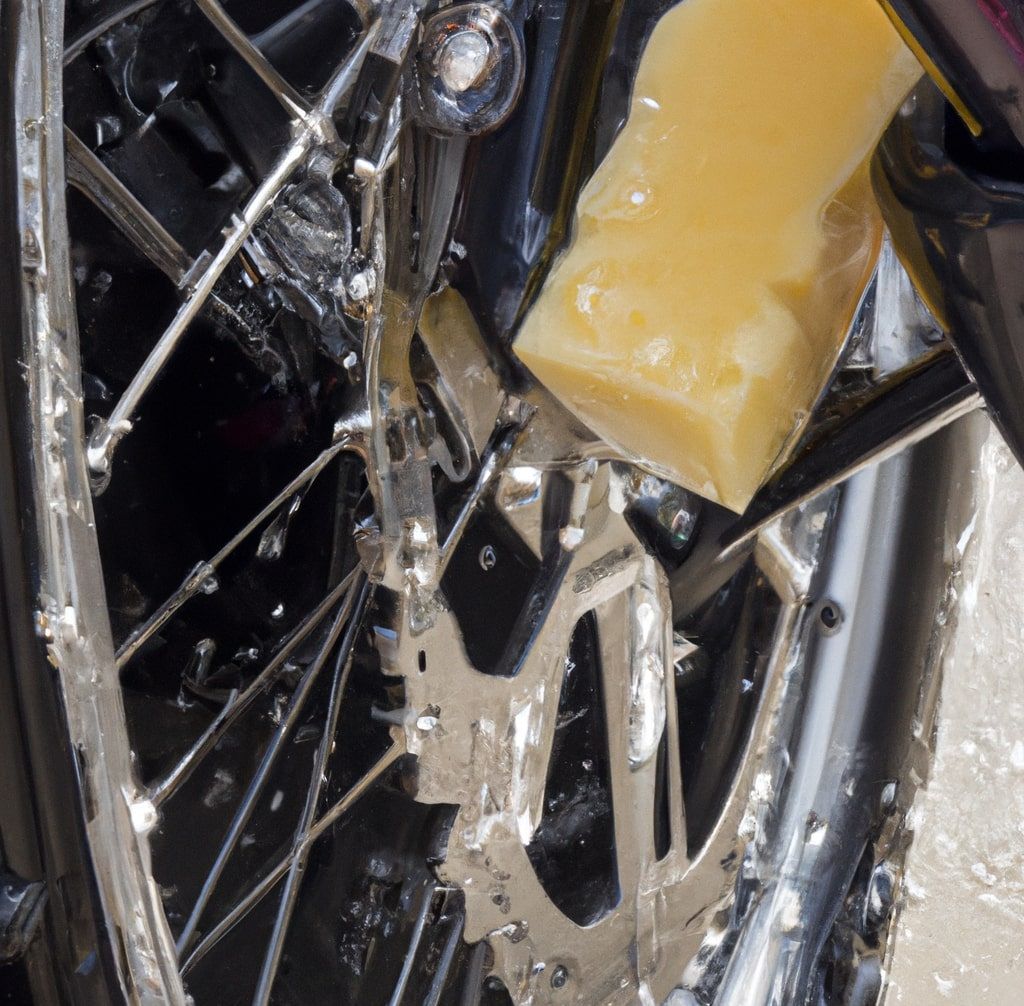 foto de bike sendo limpa