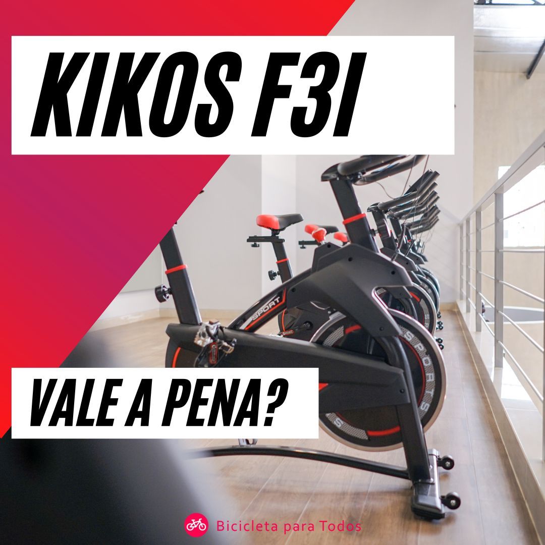 foto de bicicleta ergométrica com legenda kikos f3i vale a pena³